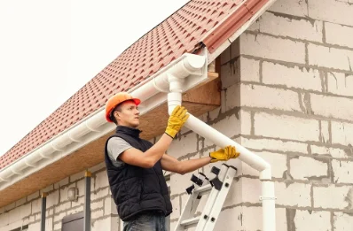 Pose et remplacement de gouttières à Montigny-le-Guesdier